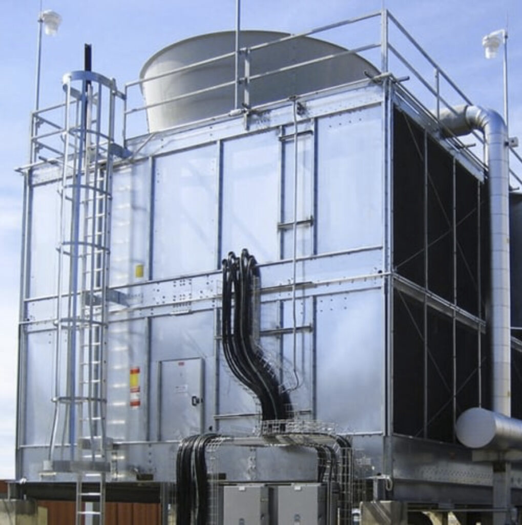 Industrial cooling tower system
